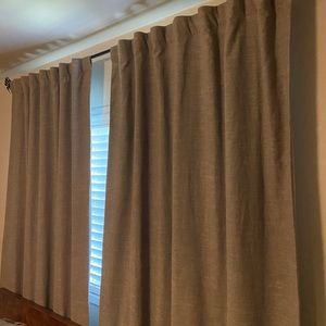 Pottery Barn Emery Curtains 50”x84” (2panels)